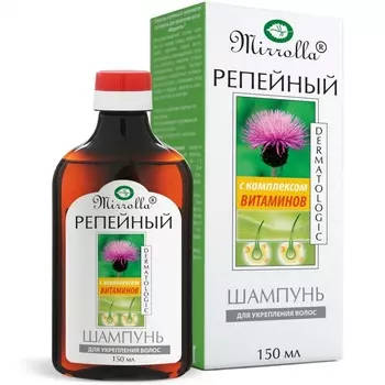 Мирролла Репейный шампунь с комплексом витаминов 150мл