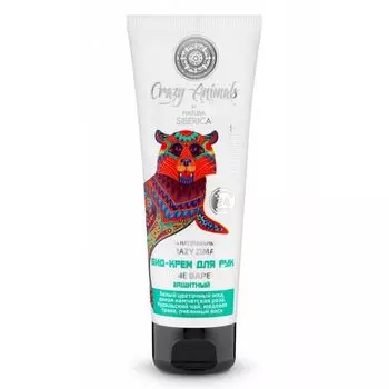 Натура сиберика CRAZY ANIMALS Крем-bio для рук Теплые варежки защитный 75 ml