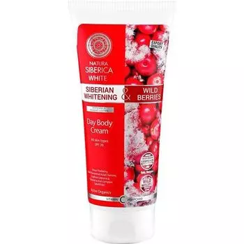 Натура Сиберика WHITE Крем для тела дневной SPF20 Отбеливающий 200 ml