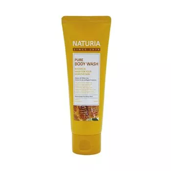 Naturia Гель для душа мед/лилия Pure body wash Honey &amp; White Lily 100мл