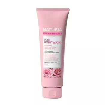 Naturia Гель для душа роза/розмарин Pure body wash Rose &amp; Rosemary 100мл