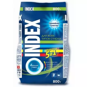 Невская косметика Стиральный порошок ИНДЕКС 5в1 для всех видов стирки 800 г