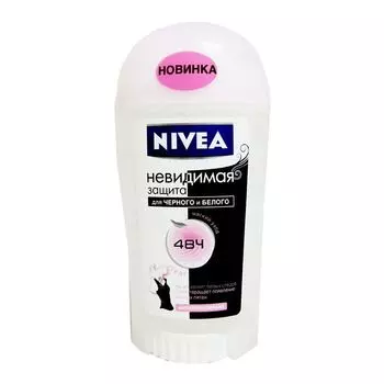Nivea дезодорант стик невидимая защита для черного и белого Clear 40мл