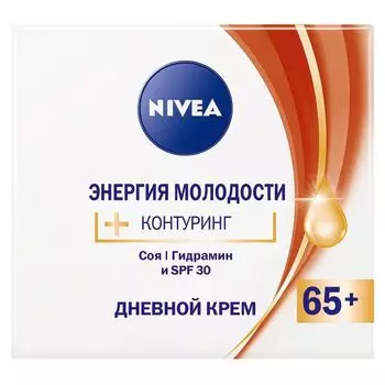 Nivea Крем дневной Энергия молодости 65+ 50мл