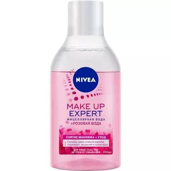 Nivea MAKE UP EXPERT Мицеллярный гель+розовая вода 400мл