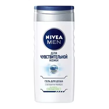 Nivea Men для мужчин Гель для душа экстракт бамбука для чувствительной кожи 250мл