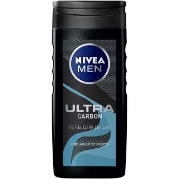 Nivea Men для мужчин гель для душа Ультра карбон 250мл