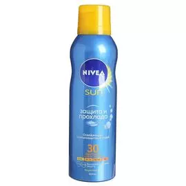 Nivea Сан спрей солнцезащитный освежающий Защита и Прохлада SPF30 200мл