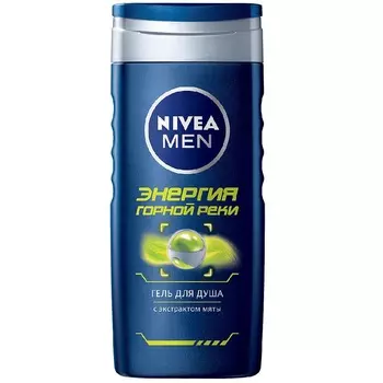 Нивея для мужчин гель для душа Энергия горной реки 250мл