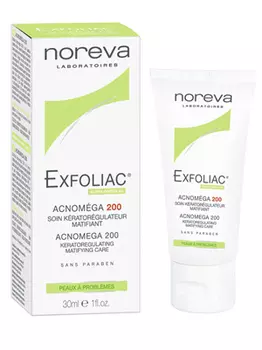 Норева (Noreva) Эксфолиак Акномега-200 Крем для жирной и смешанной кожи с акне 30 мл