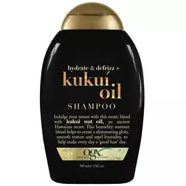 OGX Шампунь для увлажнения и гладкости волос с маслом гавайского ореха (кукуи) 385 мл