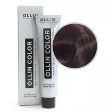 Ollin COLOR 4/5 шатен махагоновый Перманентная крем-краска для волос 60мл