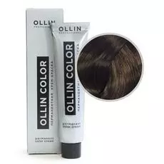 Ollin COLOR 5/0 светлый шатен Перманентная крем-краска для волос 60мл
