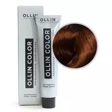 Ollin COLOR 6/4 темно-русый медный Перманентная крем-краска для волос 60мл