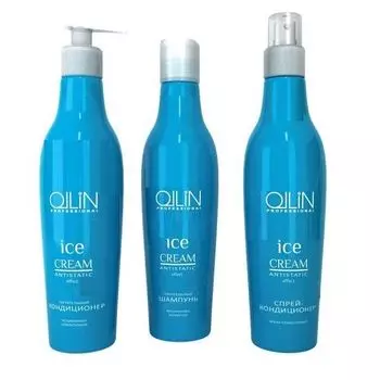 Ollin Ice Cream Набор шампунь 250мл + кондиционер 250мл + спрей-кондиционер 250 мл