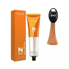 Ollin N-JOY 9/43 блондин медно-золотистый перманентная крем-краска для волос 100мл