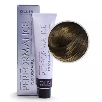 Ollin Performance 5/0 светлый шатен Перманентная крем-краска для волос 60мл