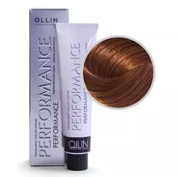 Ollin Performance 7/34 русый золотисто-медный Перманентная крем-краска для волос 60мл