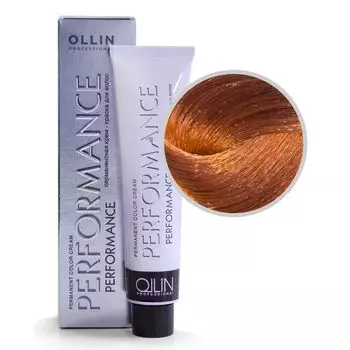 Ollin Performance 8/43 светло-русый медно-золотистый Перманентная крем-краска для волос 60мл