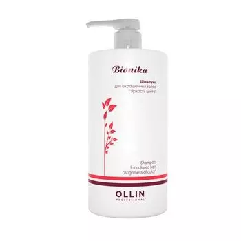 Ollin Professional BioNika Шампунь для окрашенных волос Яркость цвета 750мл