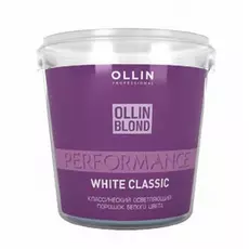 Ollin Professional BLOND PERFORMANCE White Classic Классический осветляющий порошок белого цвета 500г