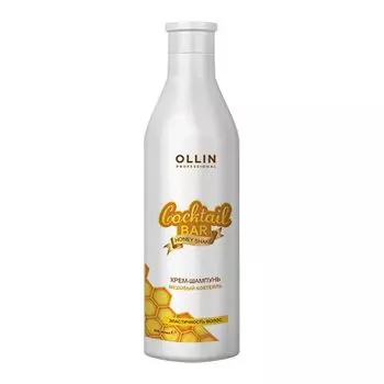 Ollin Professional Cocktail BAR Крем-шампунь Медовый коктейль Эластичность волос 500мл