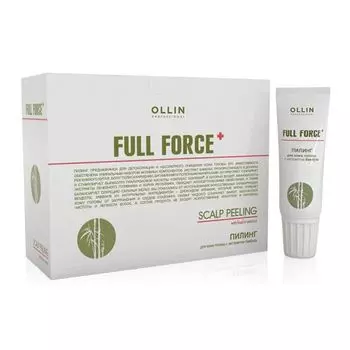 Ollin Professional FULL FORCE Пилинг для кожи головы с экстрактом бамбука 10штх15мл