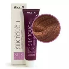 Ollin SILK TOUCH 7/43 русый медно-золотистый Безаммиачный стойкий краситель для волос 60мл