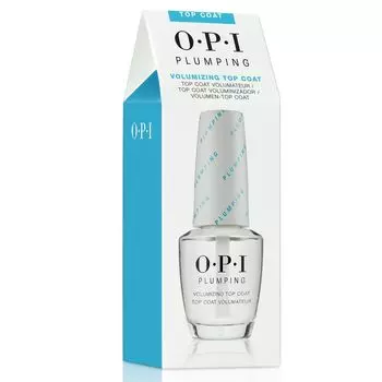 OPI Plumping Top Coat Верхнее покрытие для придания объема маникюру NTT36 15мл