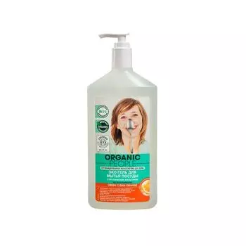 Organic people ЭКО Гель для мытья посуды Green clean orange 500мл