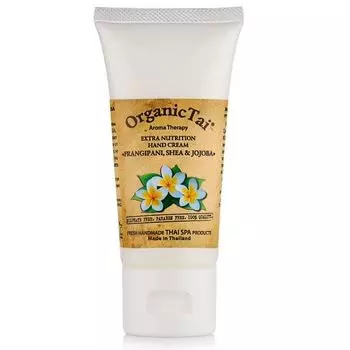 Organic Tai Экстрапитательный крем для рук Франжипани, Ши и Жожоба 60 мл