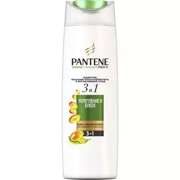 Pantene Pro-V Шампунь бальзам уход 3в1 Слияние с Природой Укрепление и блеск 360 мл