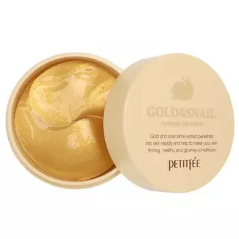 Petitfee патчи для век гидрогелевые Gold/Snail Hydrogel Eye Patch 60шт