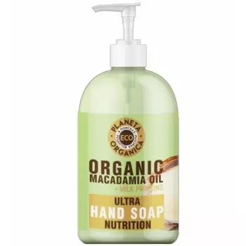 Планета органика ECO питательное мыло для рук масло макадамии 300мл