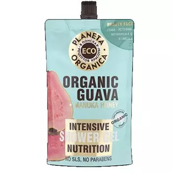 Планета органика ECO питательный гель для душа Гуава 200мл