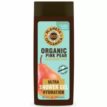 Планета органика ECO увлажняющий гель для душа розовая груша 340мл
