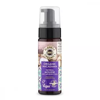 Планета органика Organic Macadamia крем-мусс для волос и тела 150 мл
