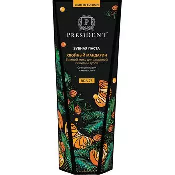 President Limited Edition Зубная паста Хвойный мандарин 75мл