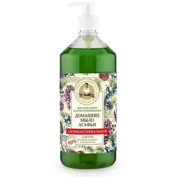 Рецепты бабушки Агафьи Мыло домашнее Кедрово-можжевеловое Антибактериальное 1л