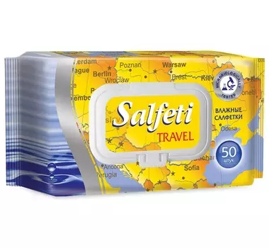 Салфети Travel салфетки влажные N50