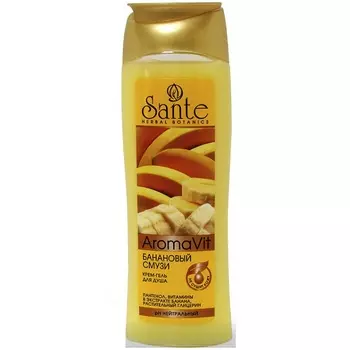 Sante Крем-гель для душа Банановый смузи 250мл