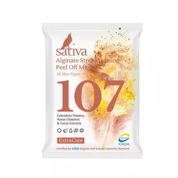 Sativa Маска альгинатная Укрепляющая №107 15г
