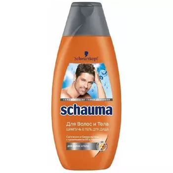 Schauma Шампунь-гель для душа для волос и тела для мужчин 380мл