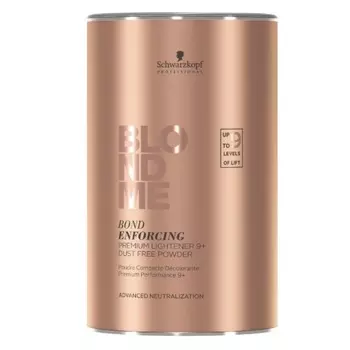 Schwarzkopf БлондМи Обесцвечивающая пудра 9+ не образующая пыли 450 мл