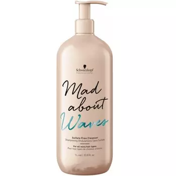Schwarzkopf Mad About Waves Крем бессульфатный очищающий 1000мл
