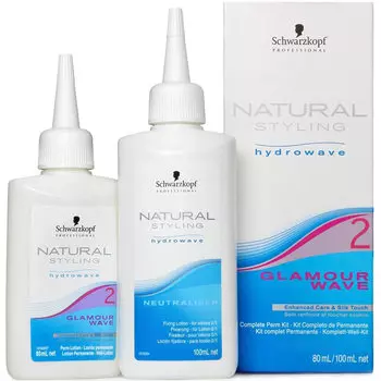 Schwarzkopf Natural Styling Glamour Комплект для химической завивки 2 180мл