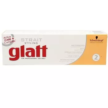 Schwarzkopf Strait Styling Glatt-2 Средство для перманентного выпрямления окрашенных или пористых волос 80мл+40мл+40мл
