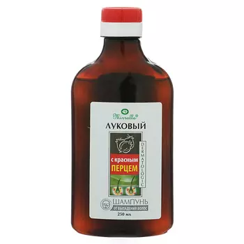 Шампунь луковый с красным перцем против выпадения волос Мирролла 150мл