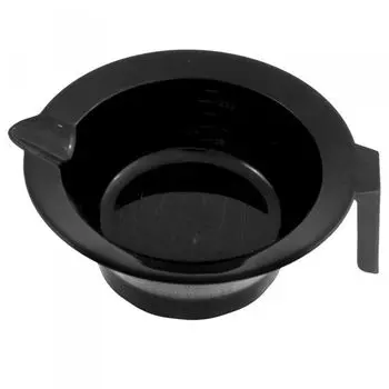 Sibel Миска для краски черная с носиком и ручкой