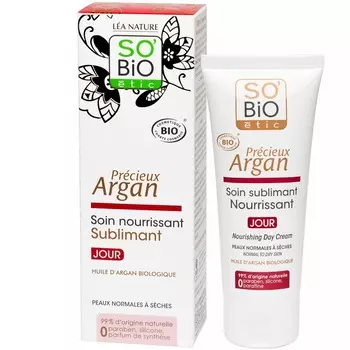 SOBIO etic питательный дневной крем драгоценная аргана 50мл